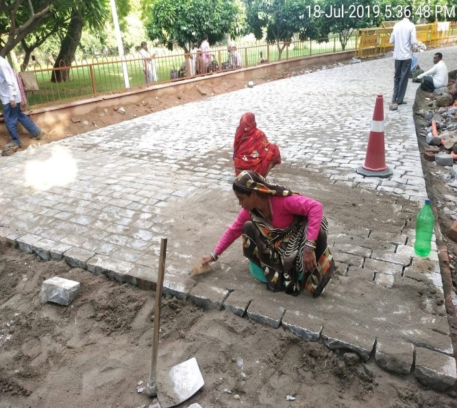 Paving work